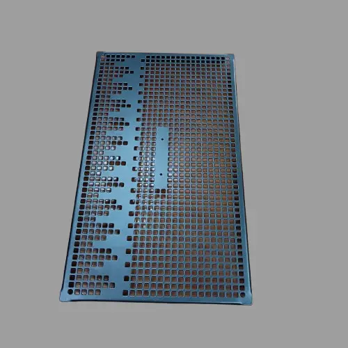 Black Steel Loudspeaker Grille